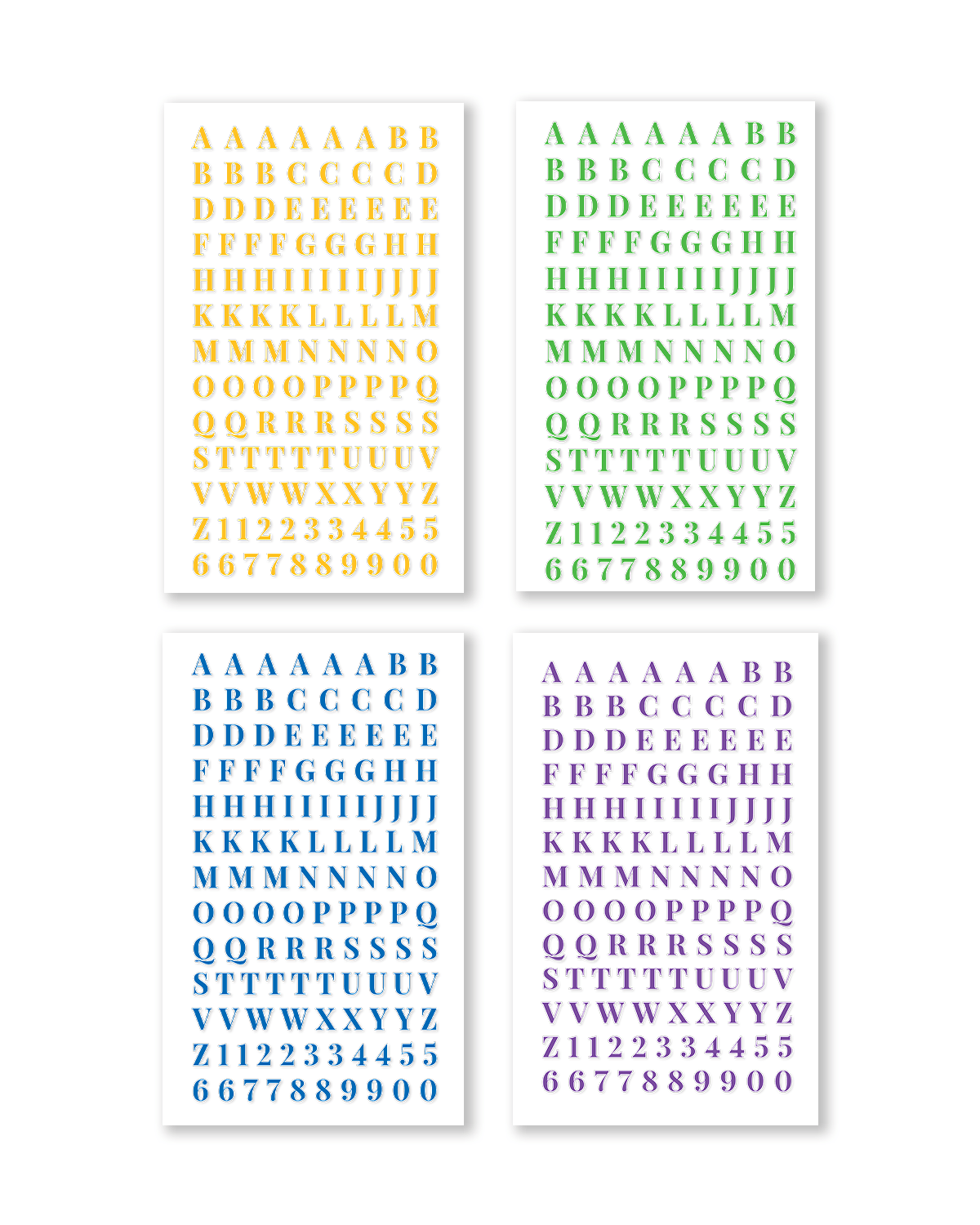 Alphabet functional Sticker Book