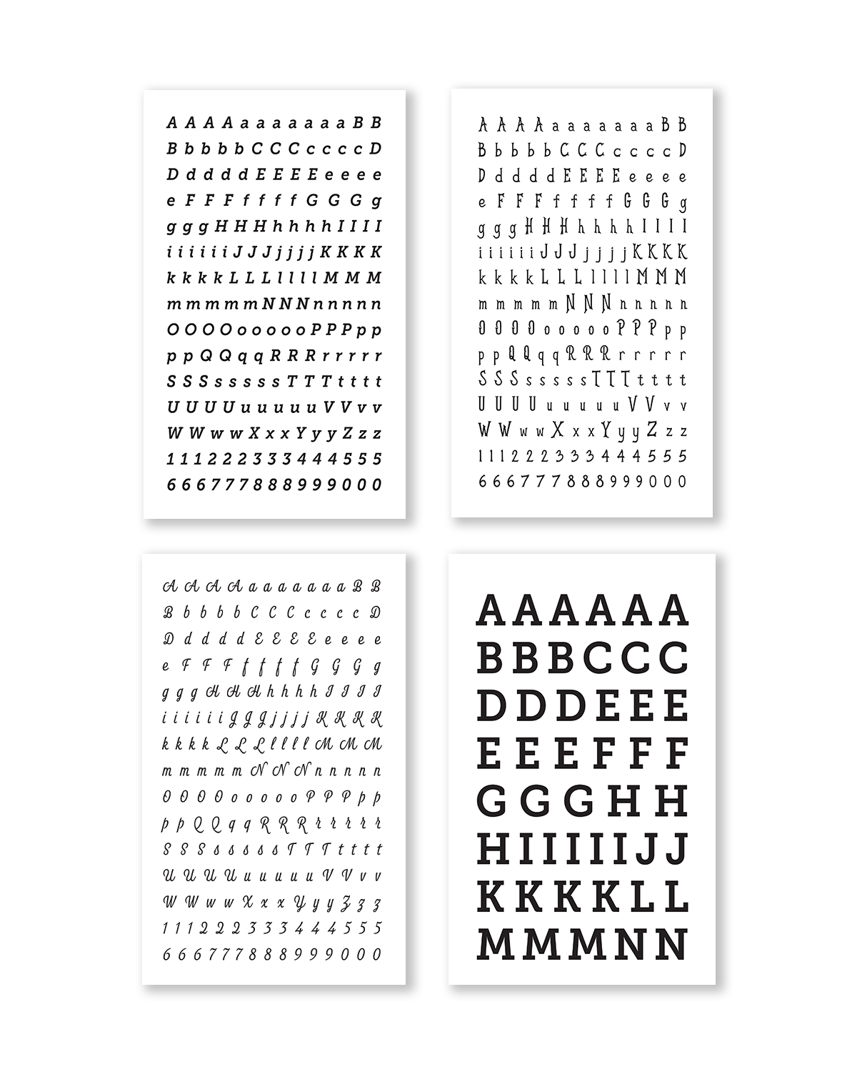 Alphabet Stickers
