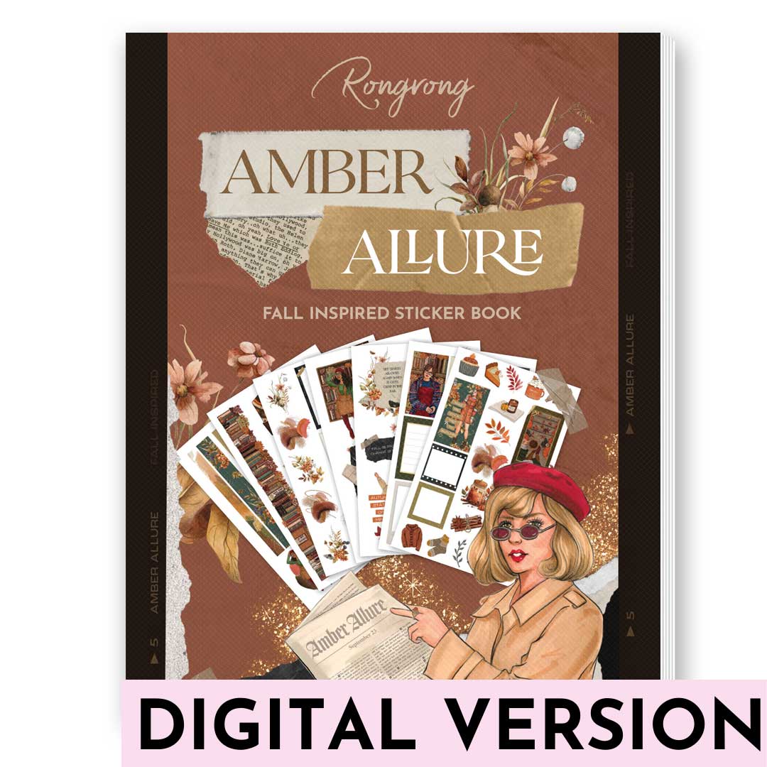 RR Amber Allure digital sticker book cover