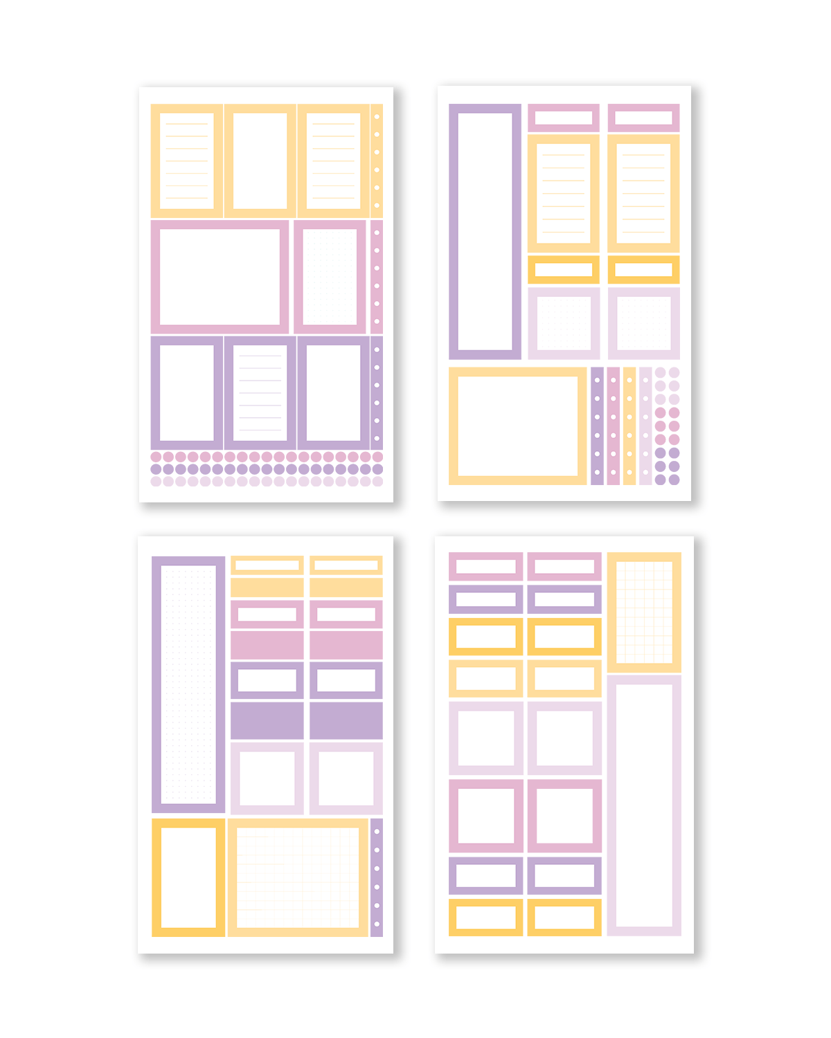 Shop Rongrong Pastel Palette Box Digital Sticker Book