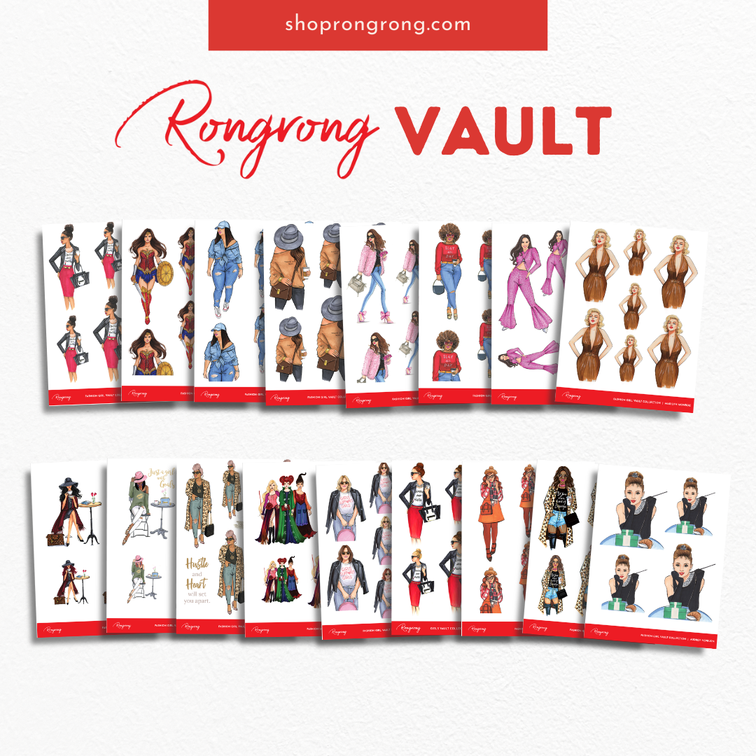 Rongrong Vault Planner Sticker Sheet Bundle [Vault Collection]