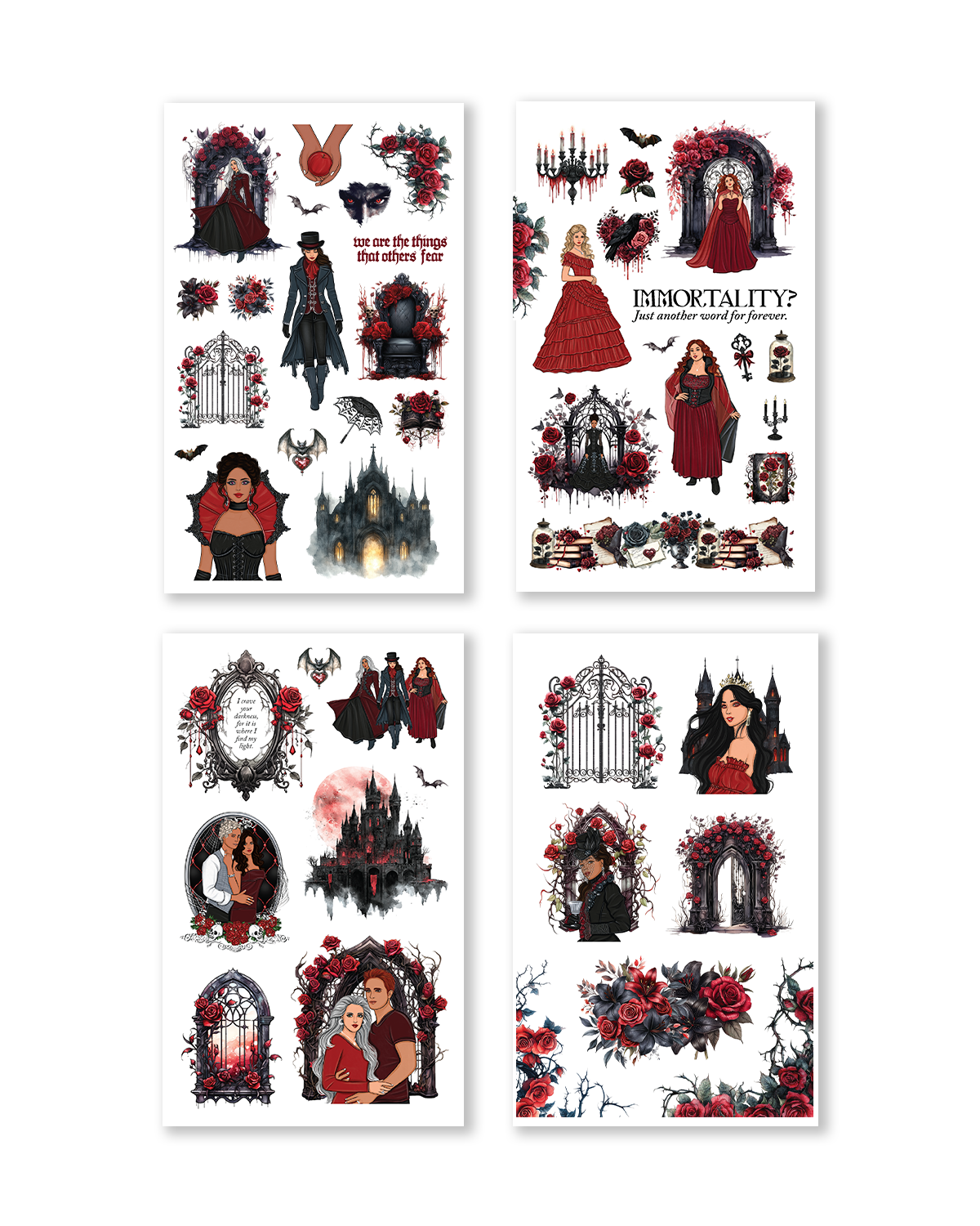 Halloween stickers for scrapbooking