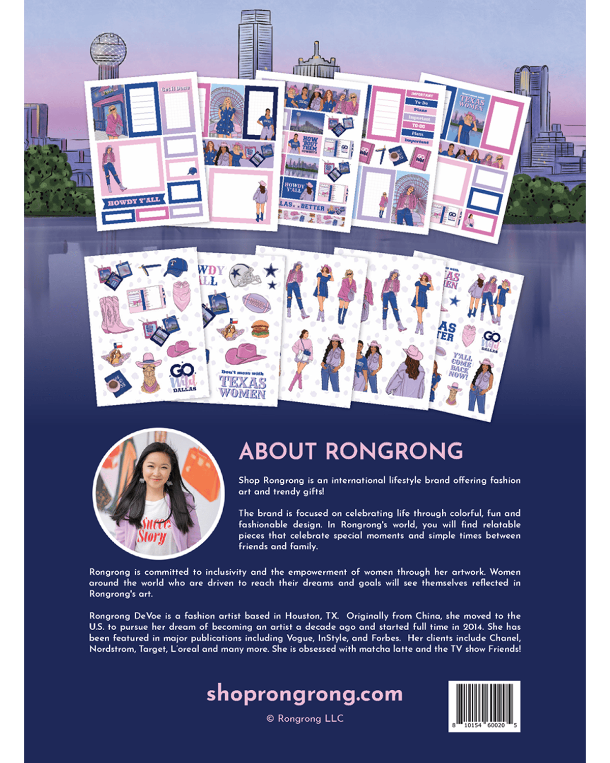 Shop Rongrong Dallas Planner Sticker Pack