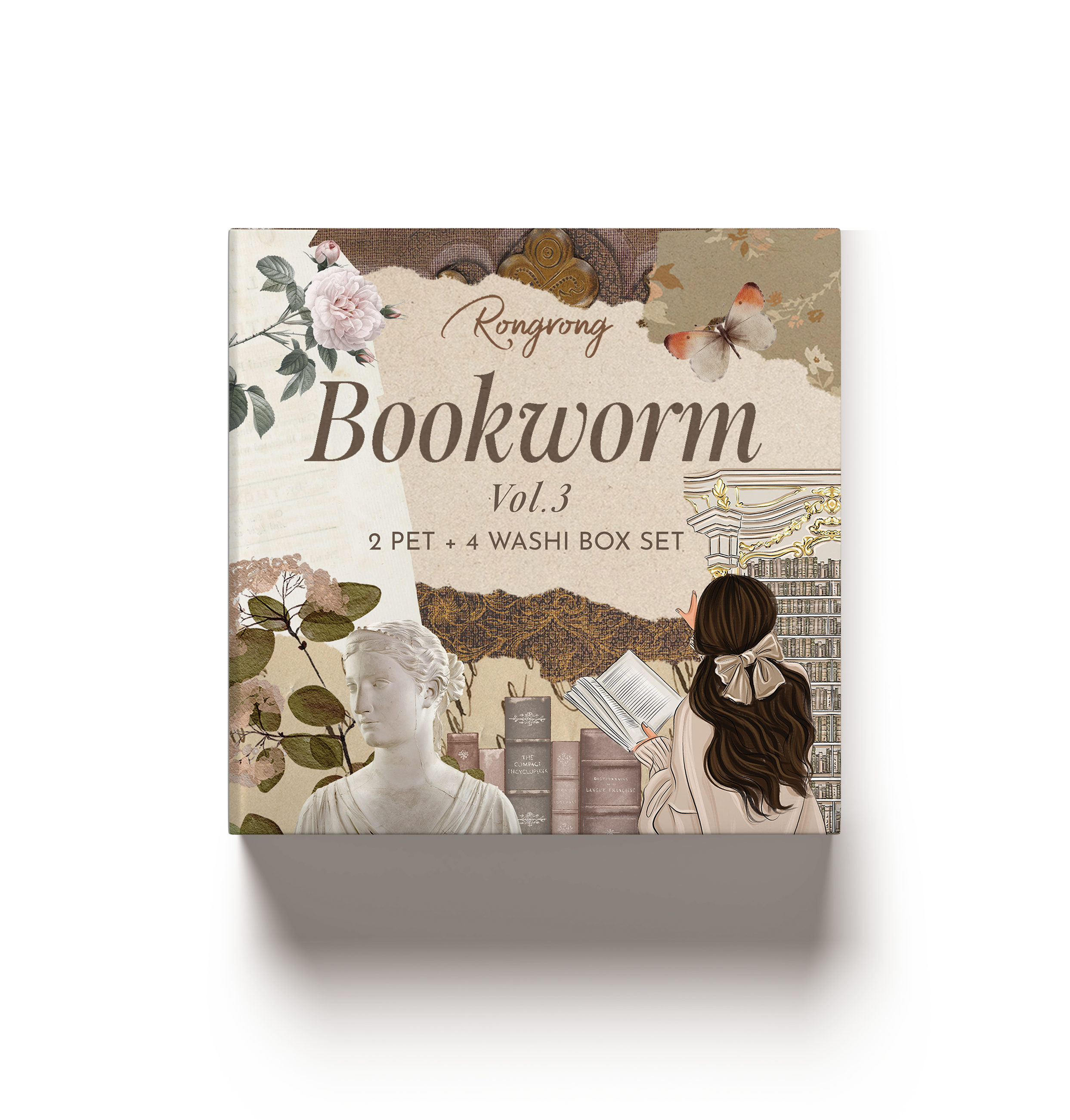 Bookworm Vol.3 PET Tape + Washi Box Set