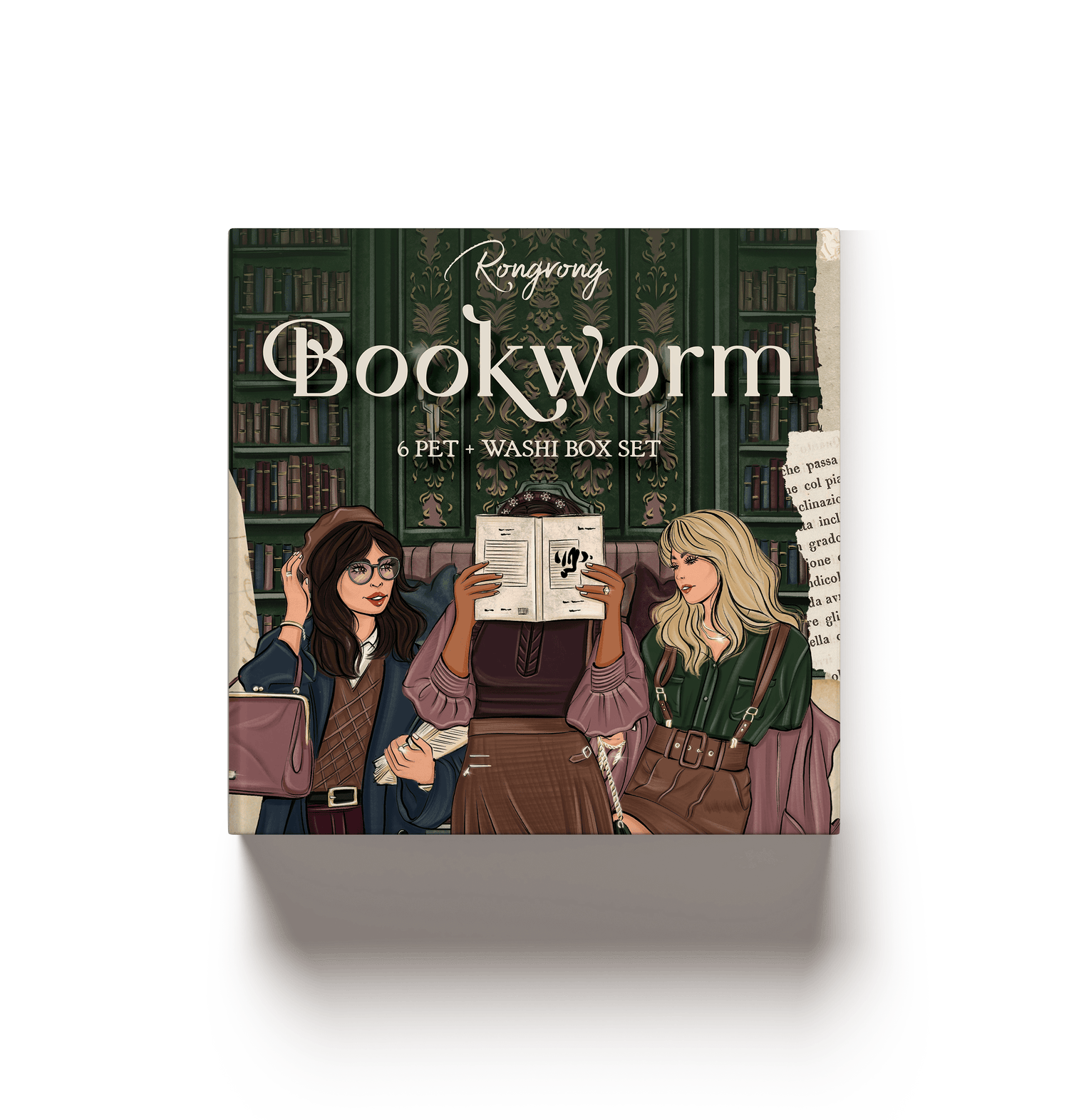 Shop Rongrong Bookworm 6 PET + Washi Box Set