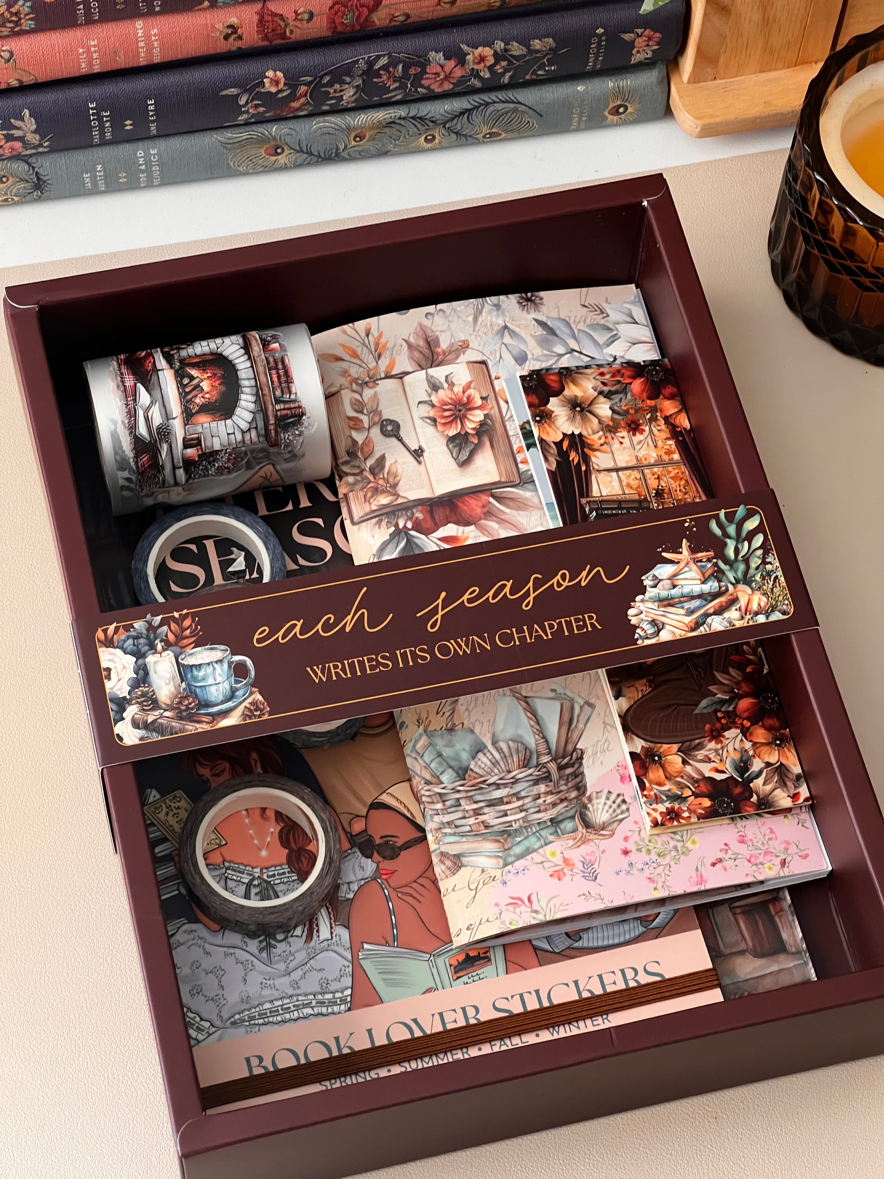 LITERARY SEASON SCRAPBOOKING BOX