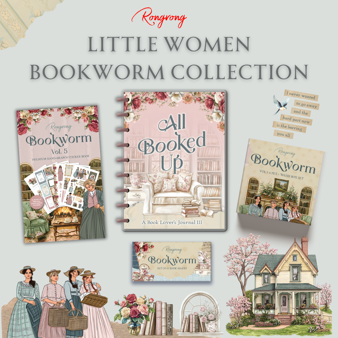 Little Women Bookworm Collection with books and illustrations