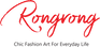Rongrong logo in red script