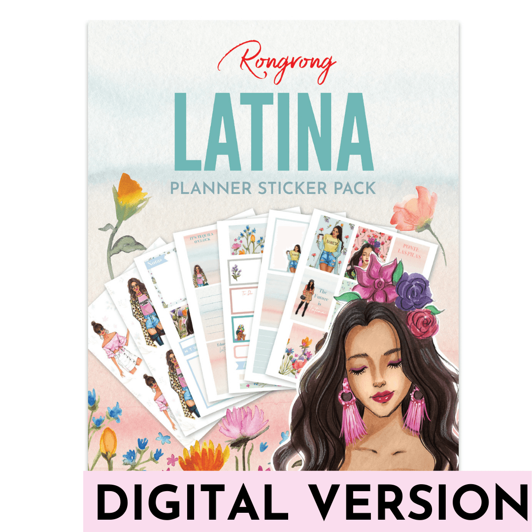 Bonita Latina Planner Sticker Pack, Digital Download