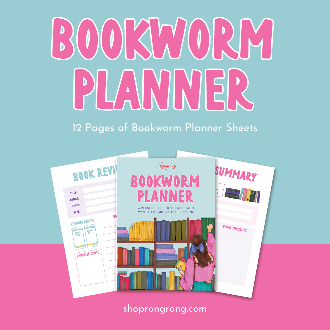 Printable planner sheets for book lovers