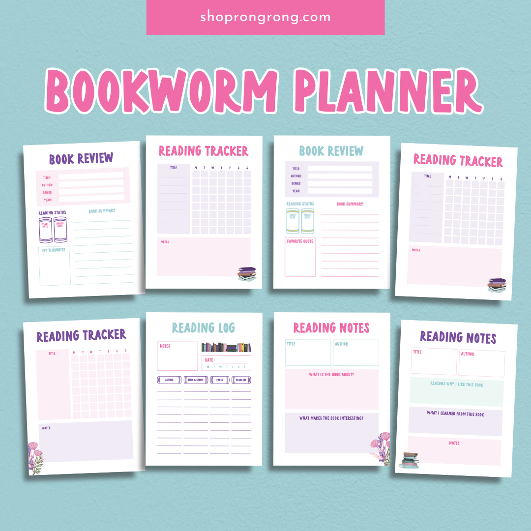 Bookworm Planner - Reading Log & Tracker - 3