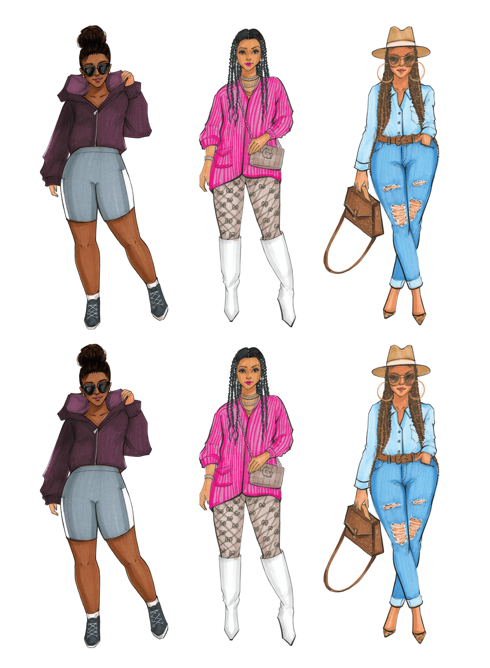 Black Girl Magic sticker pack third edition | Shop Rongrong | Digital Download