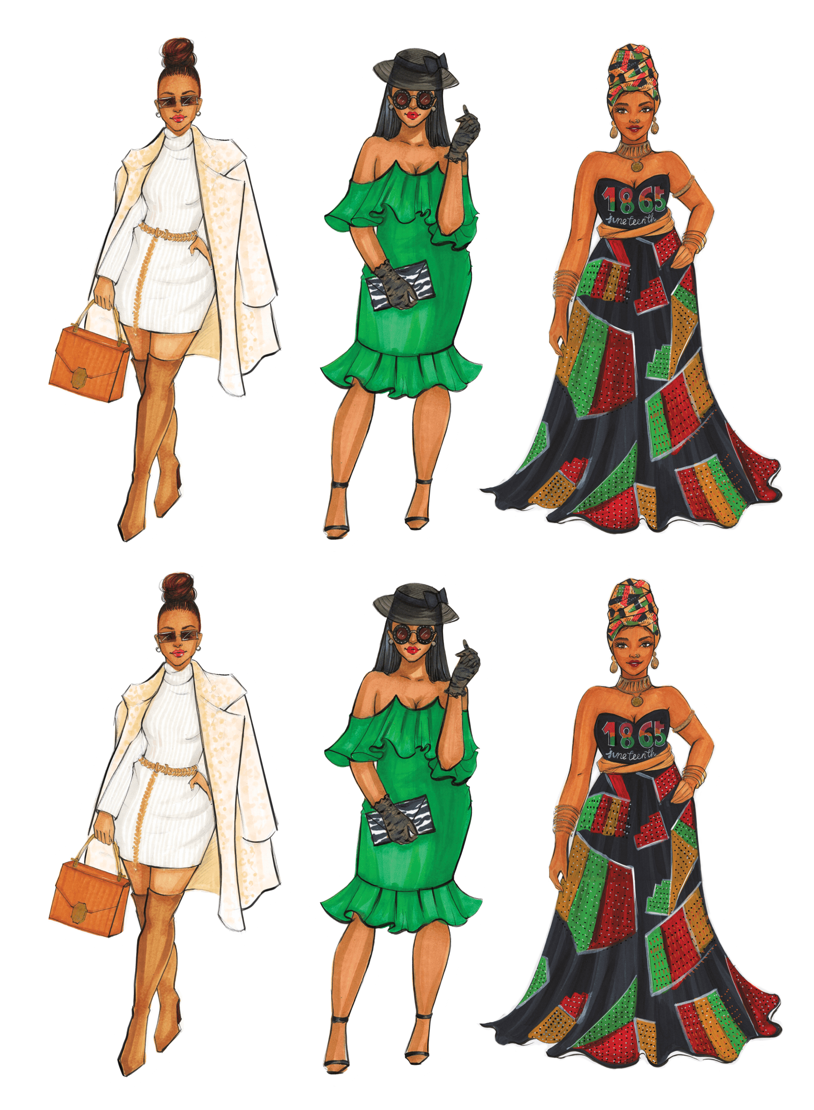 Black Girl Magic sticker pack third edition | Shop Rongrong | Digital Download