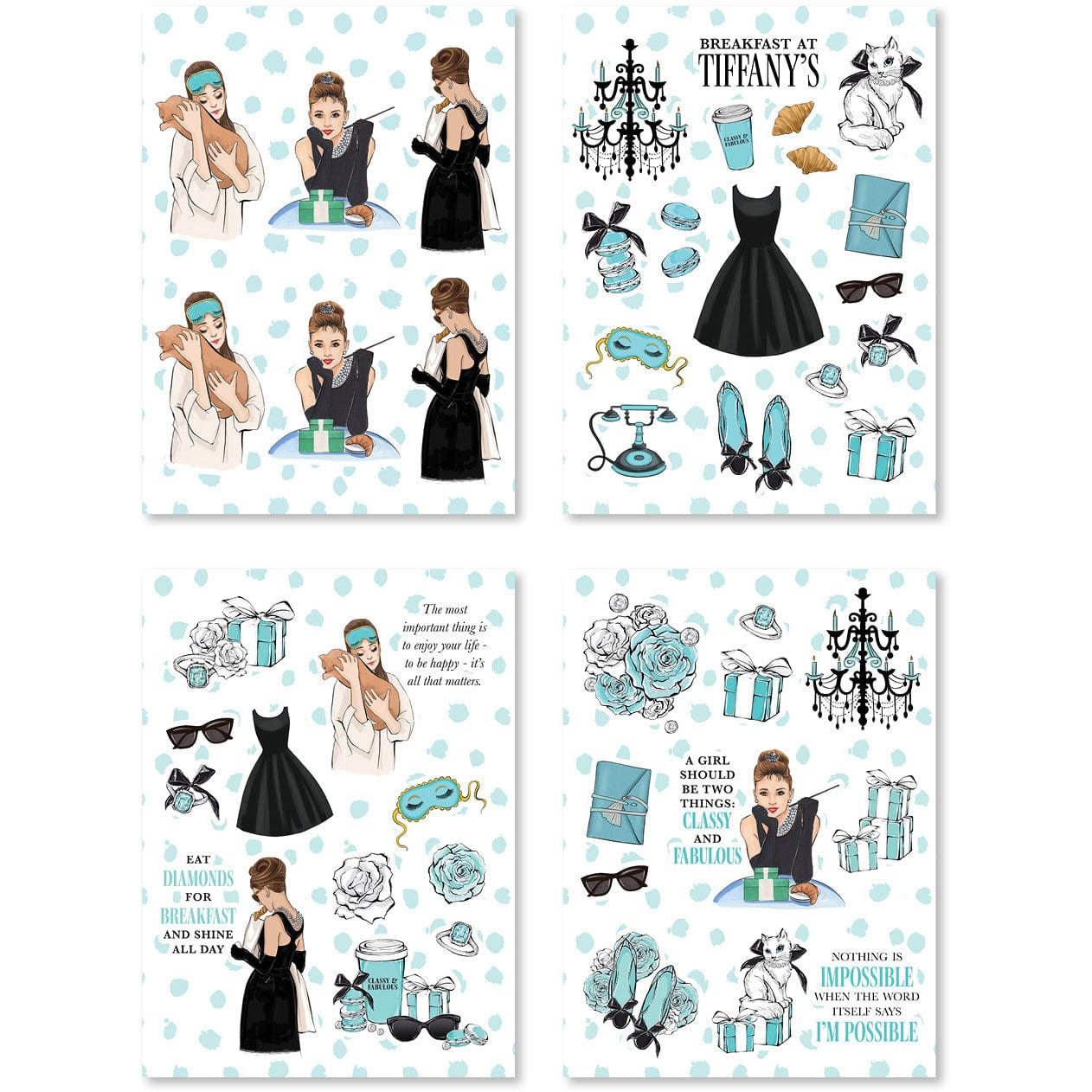 Audrey Hepburn illustrations