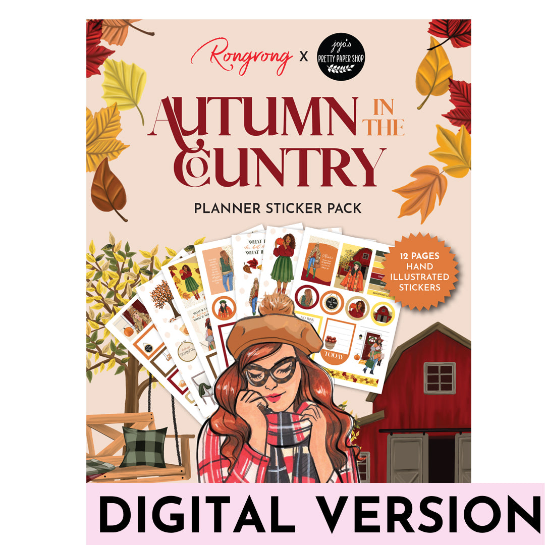 RR Autumn Planner Sticker Pack Digital Cover