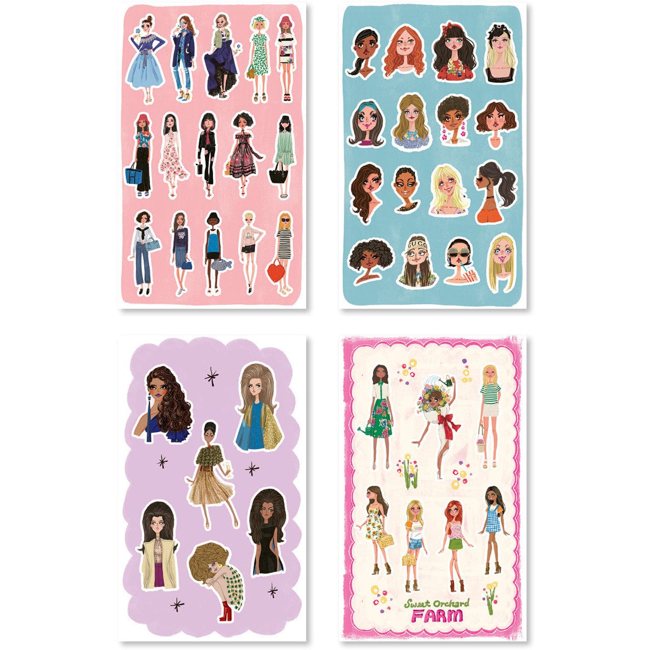 Big Fashion sticker book - Rongrong DeVoe x Minjee Kang - Shop Rongrong