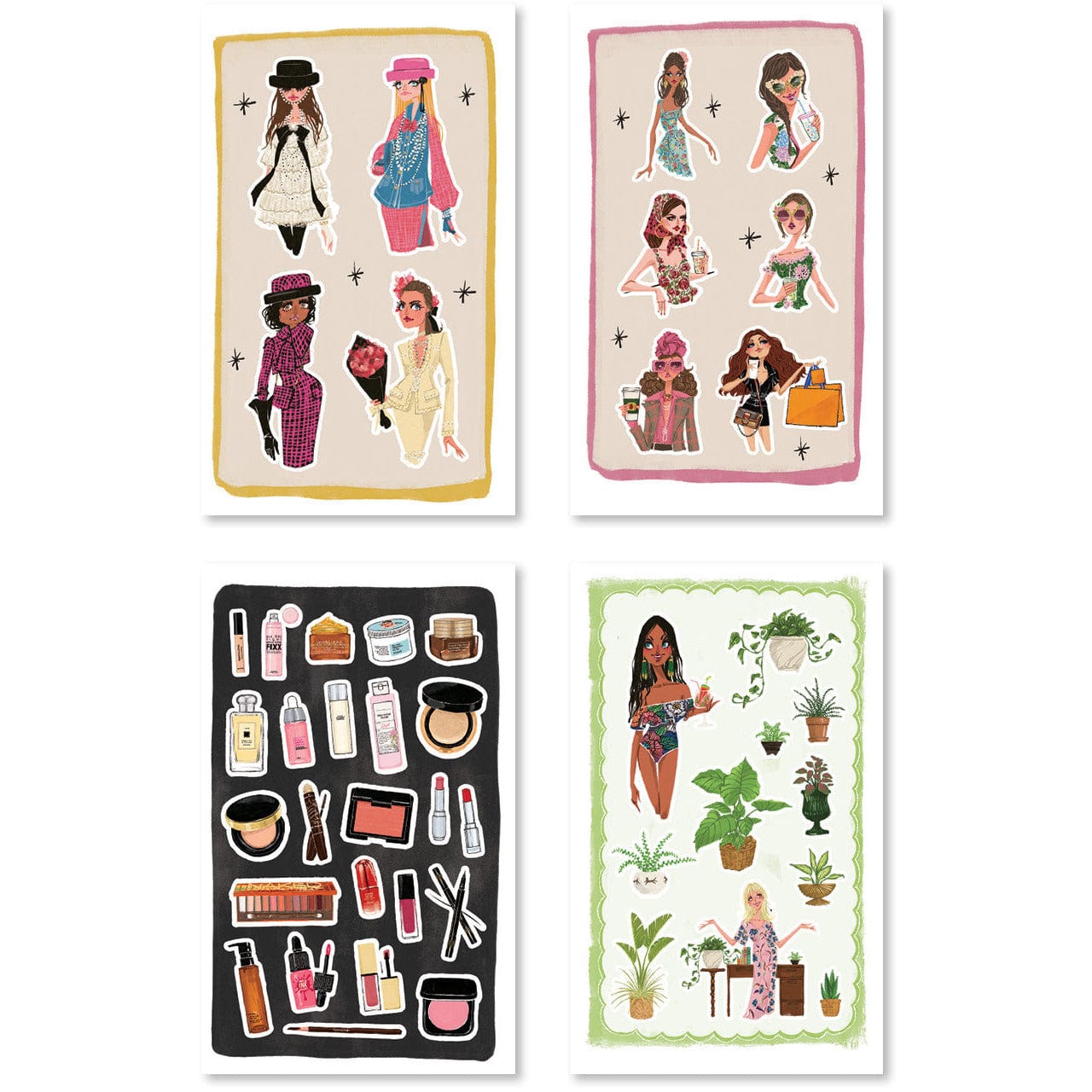 Big Fashion sticker book - Rongrong DeVoe x Minjee Kang - Shop Rongrong