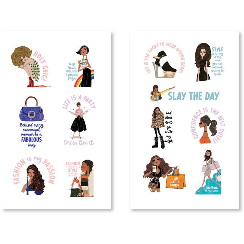 Big Fashion sticker book - Rongrong DeVoe x Minjee Kang - Shop Rongrong