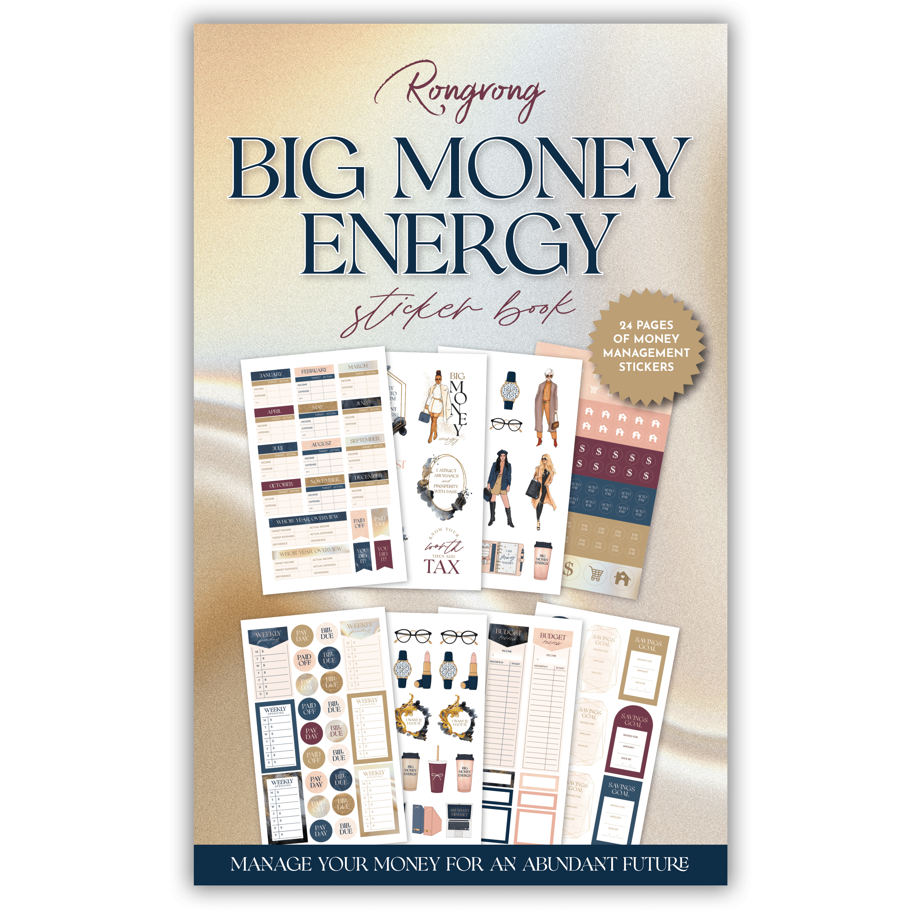 RR Big Money Energy sticker book cover