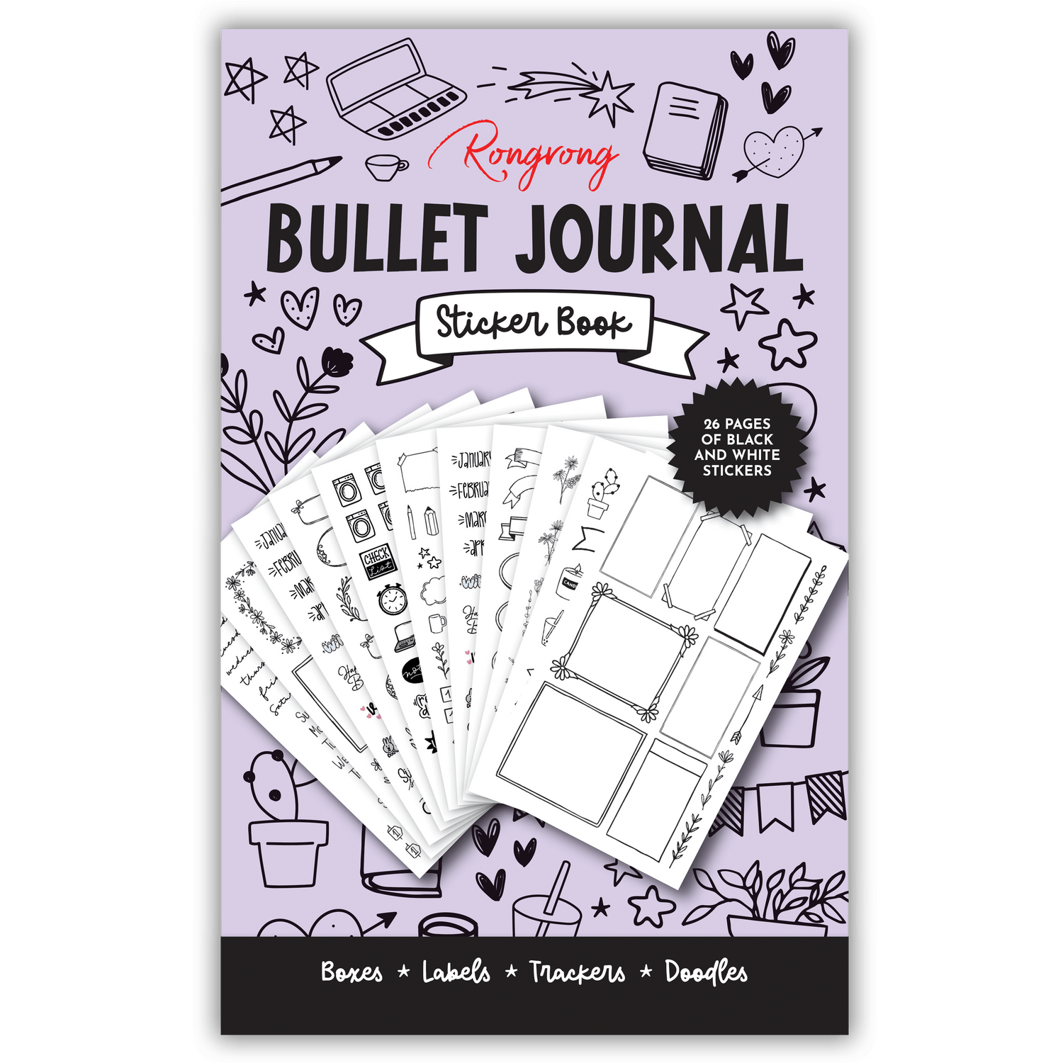 Bullet Journal Digital Sticker Book - Rongrong DeVoe - Shop Rongrong