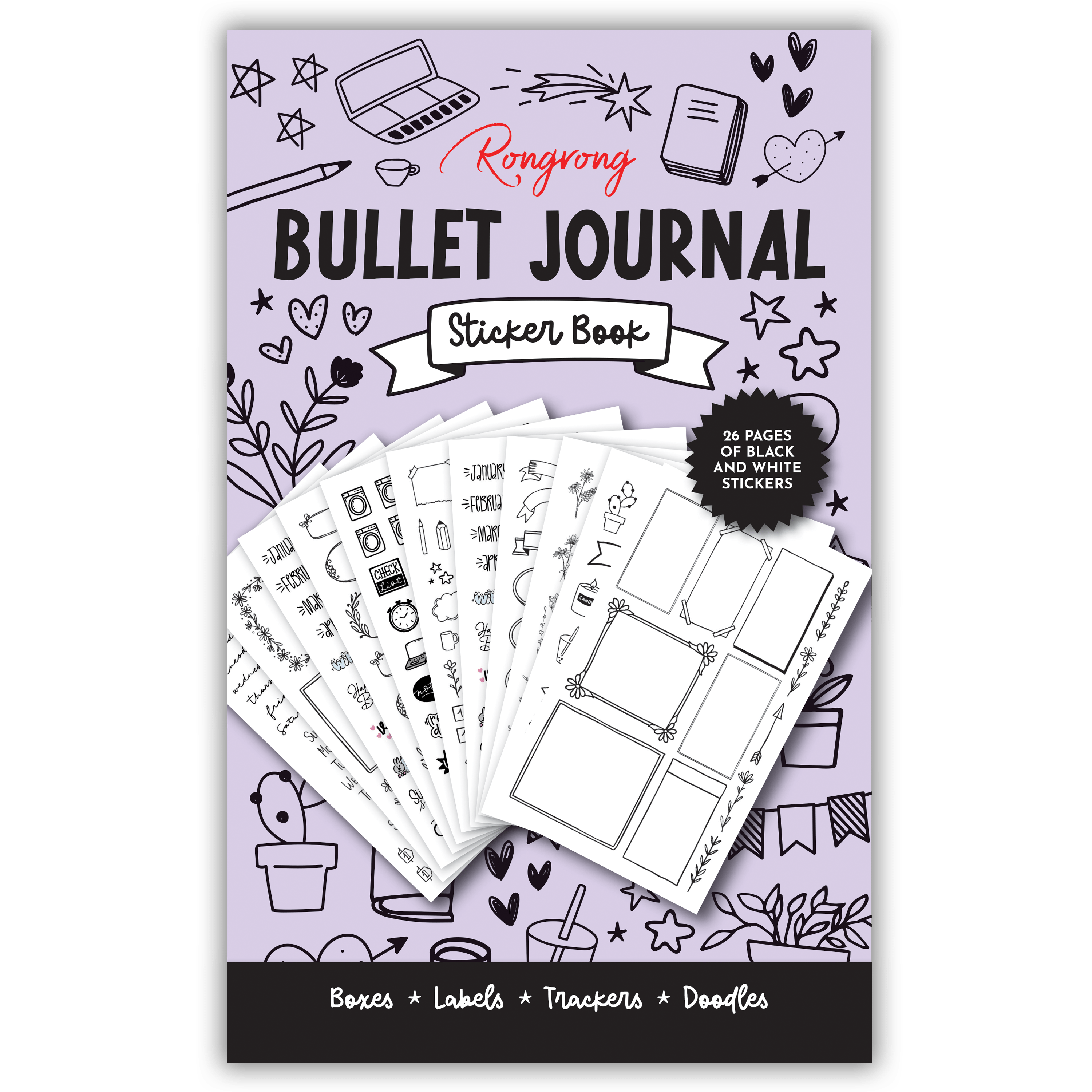 Bullet Journal Digital Sticker Book - Rongrong DeVoe - Shop Rongrong