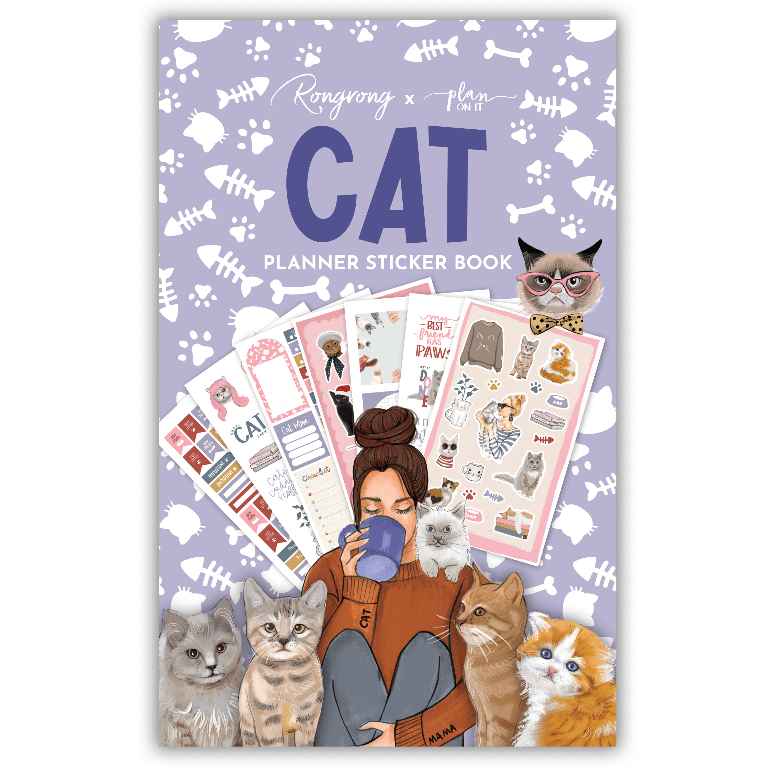 Cat Digital Planner Sticker Book - Shop Rongrong - Rongrong DeVoe