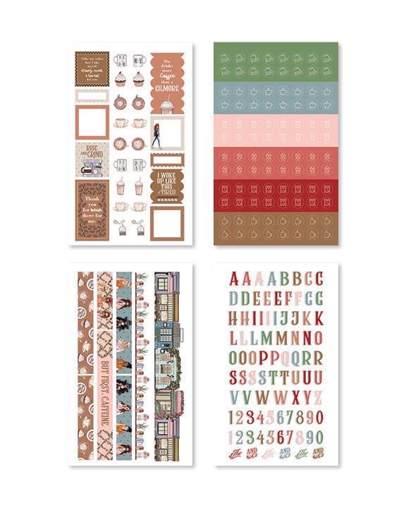 Coffee Queen Digital planner stickers - Rongrong DeVoe - Shop Rongrong