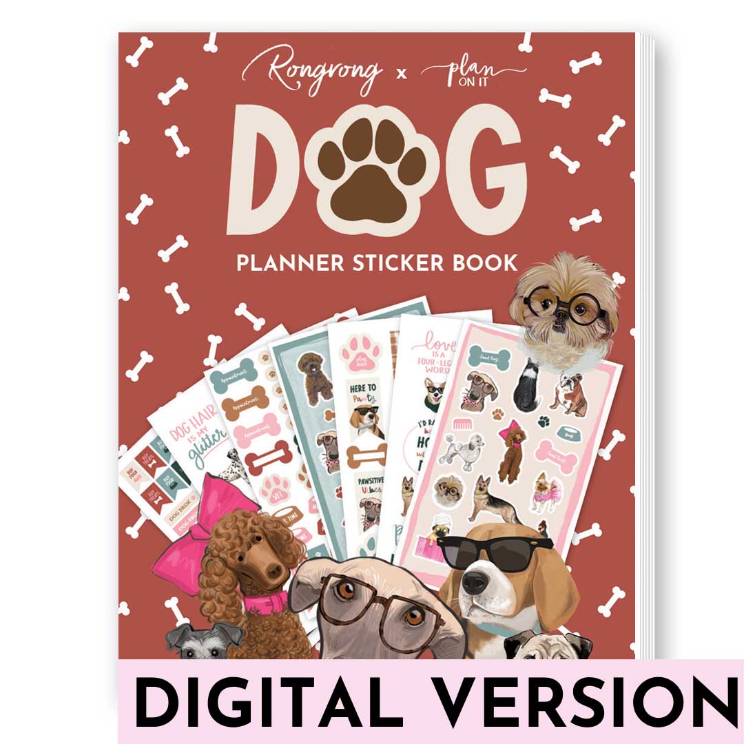 Dog Digital Planner Sticker Book - Shop Rongrong - Rongrong DeVoe