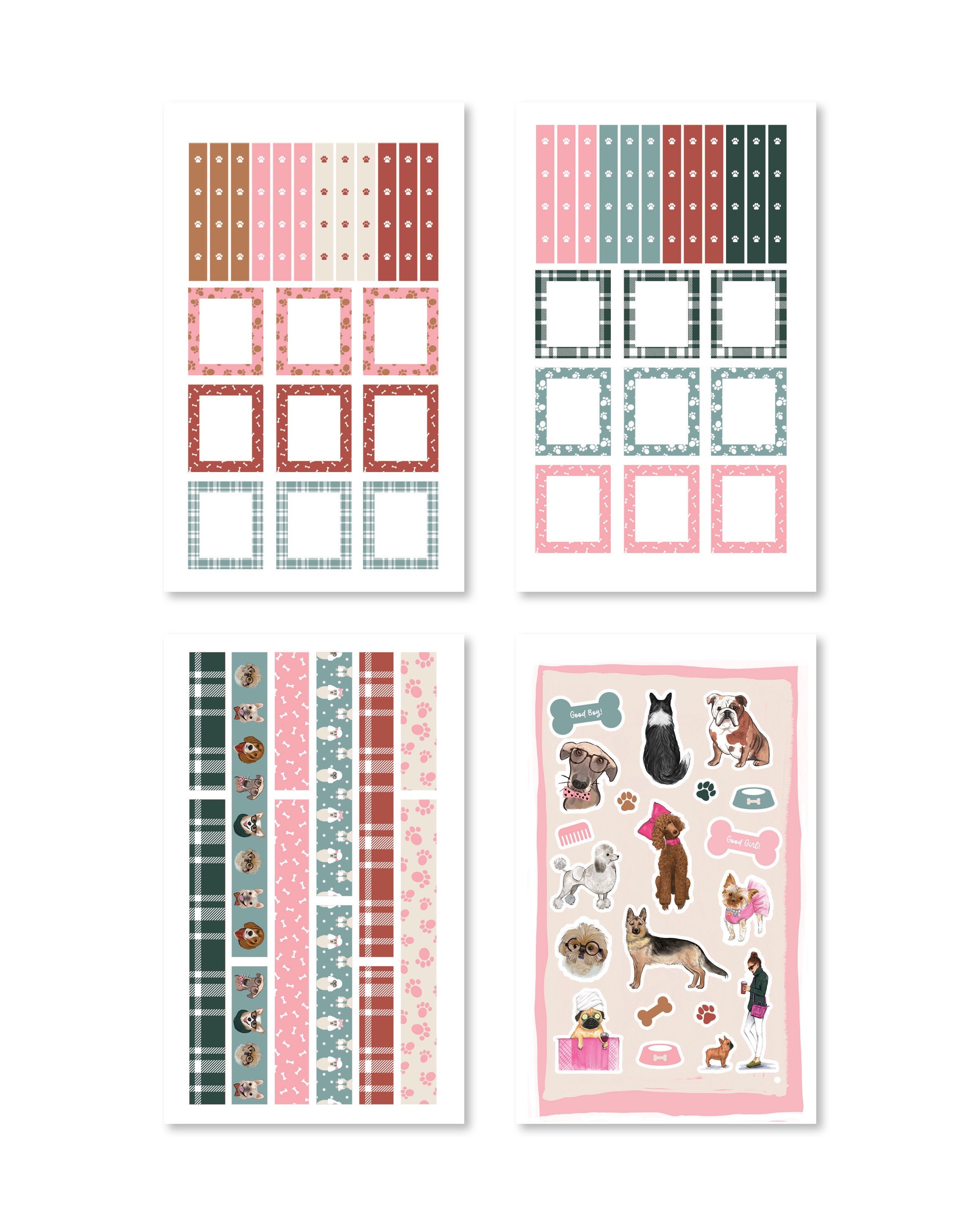 Dog Digital Planner Sticker Book - Shop Rongrong - Rongrong DeVoe