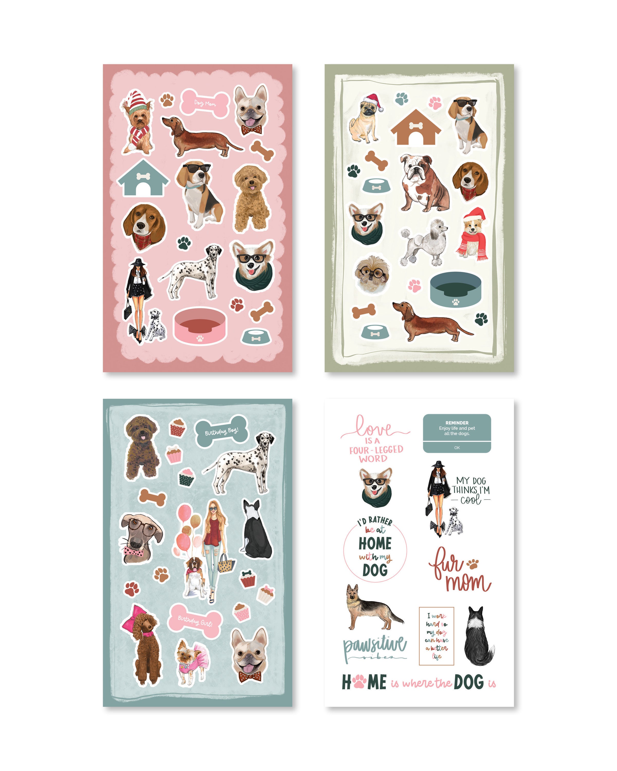 Dog Digital Planner Sticker Book - Shop Rongrong - Rongrong DeVoe