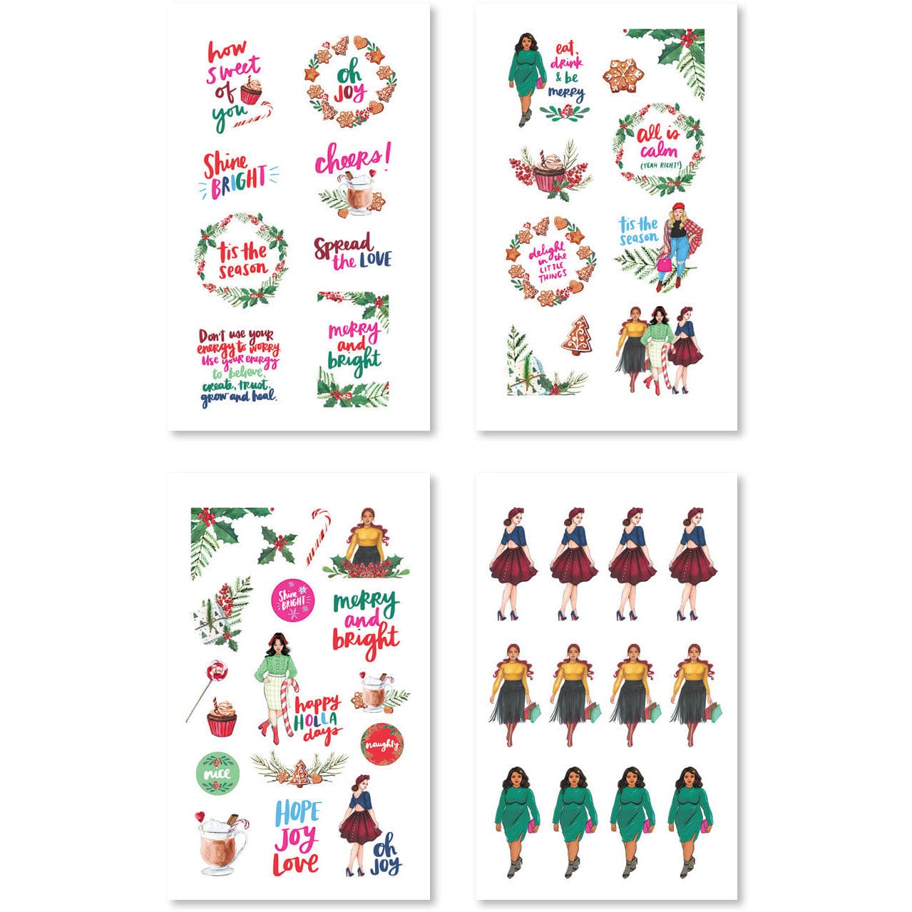 Rongrong x Amy Tangerine Grateful Heart Digital Planner Sticker Book - Shop Rongrong