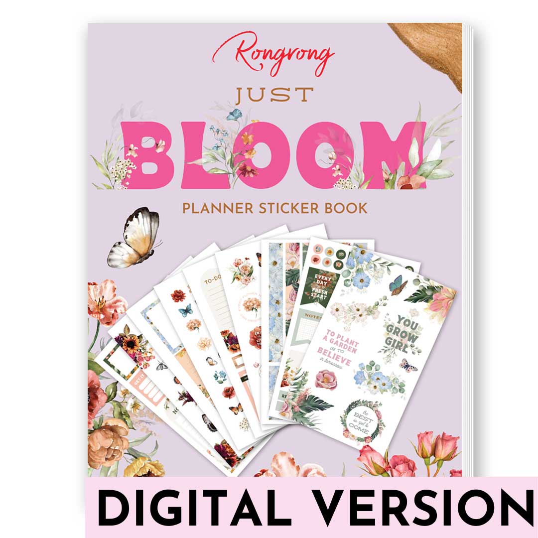 Just Bloom Digital Planner Sticker Book (Digital Version) - Shop Rongrong - Rongrong DeVoe