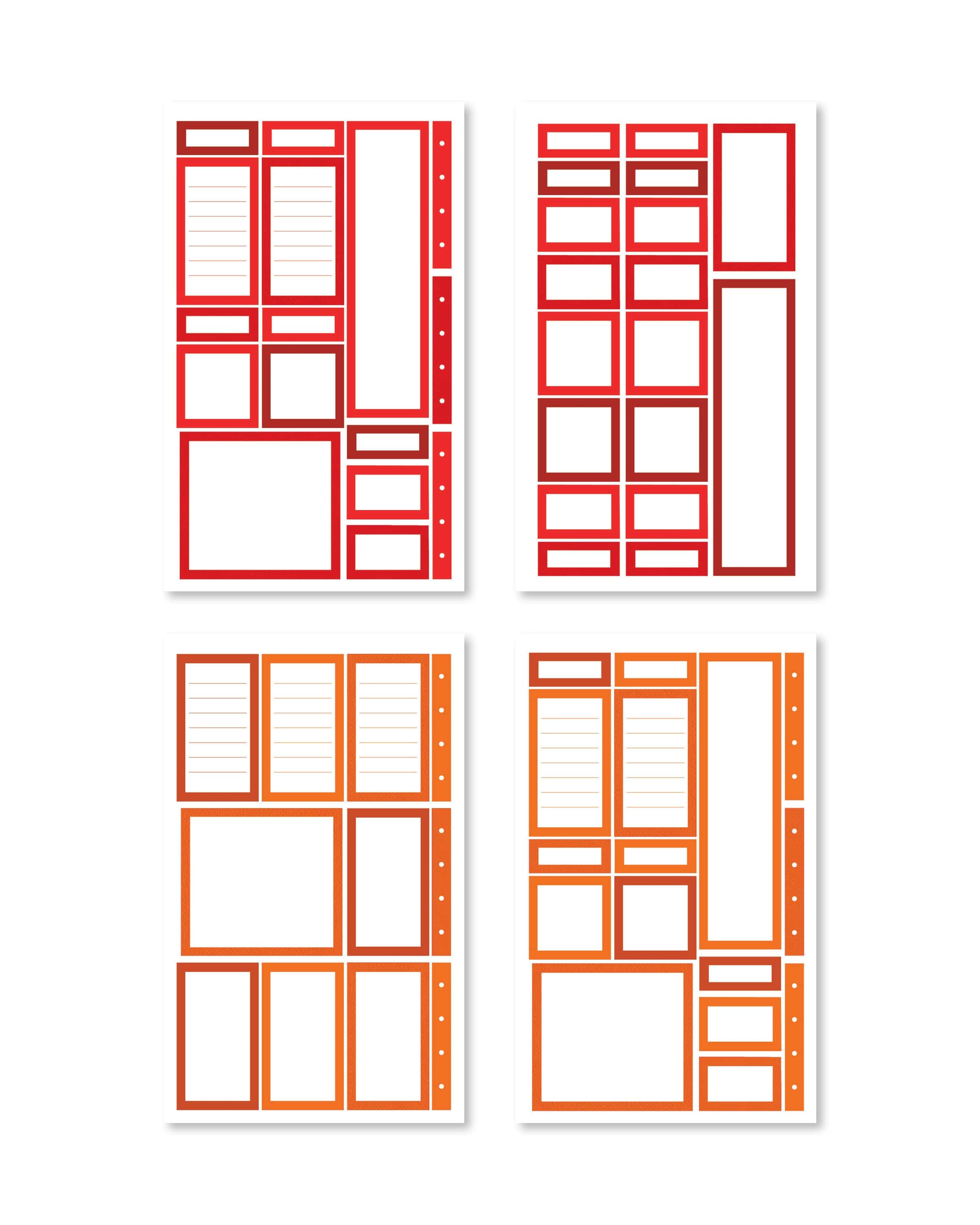 Rainbow Collection Digital Planner Sticker Book - Rongrong DeVoe - Shop Rongrong