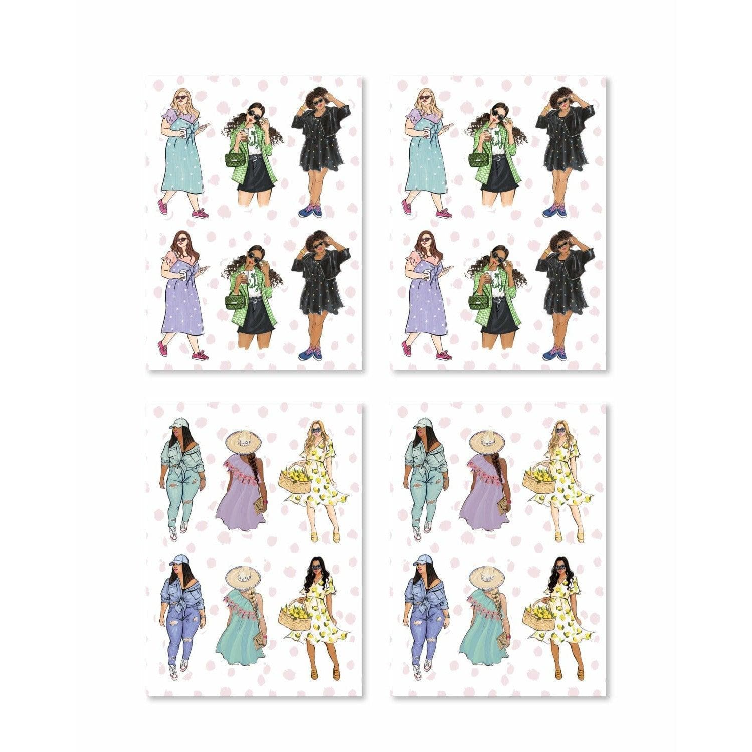 spring bloom digital sticker book by rongrong devoe