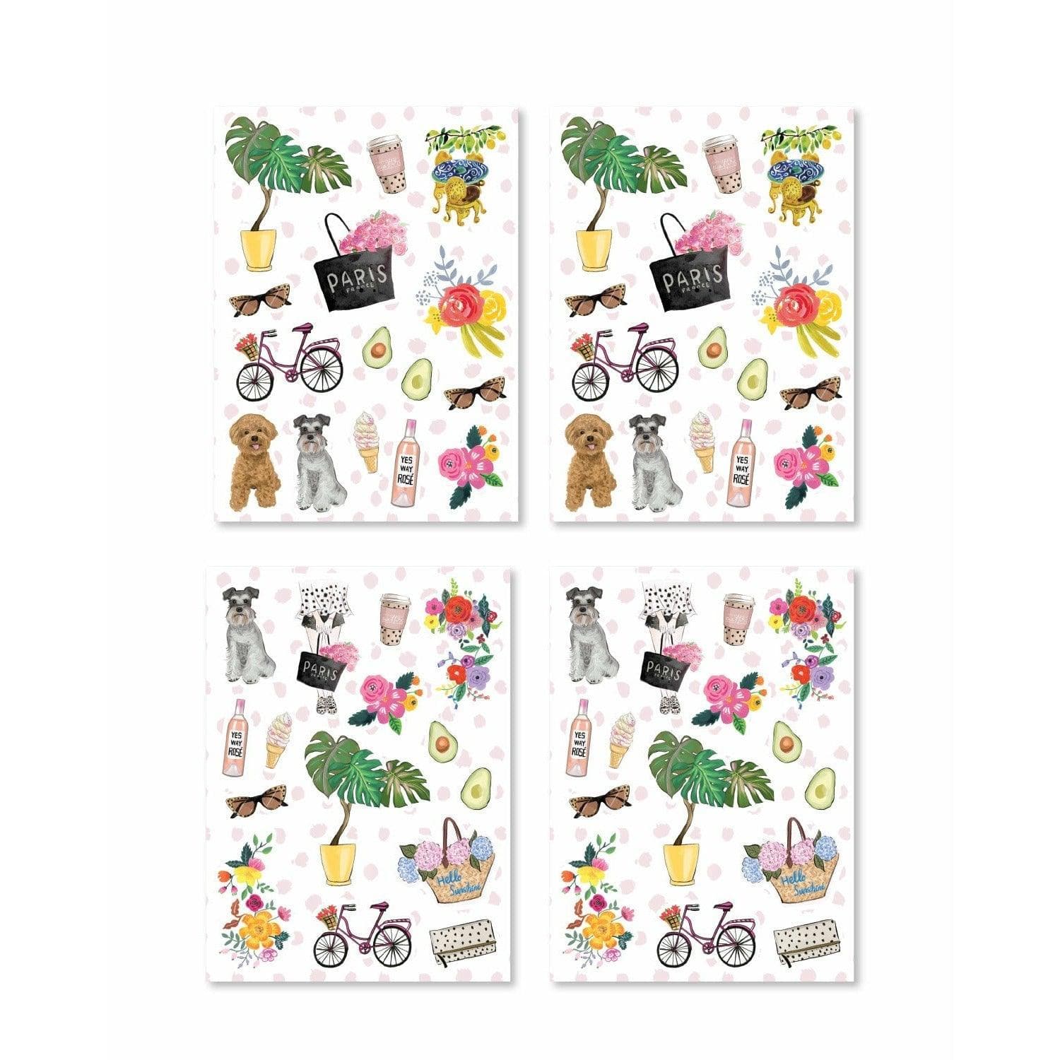 spring bloom digital sticker book by rongrong devoe