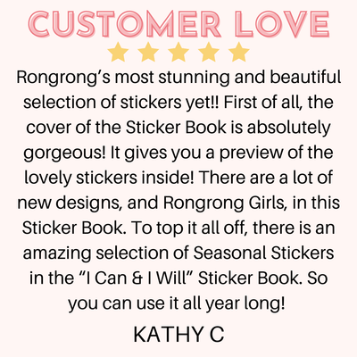 i can & i will seasonal sticker book review - shoprongrong"I Can & I Will" Sticker Book | Happy Planner Stickers | Shop Rongrong 