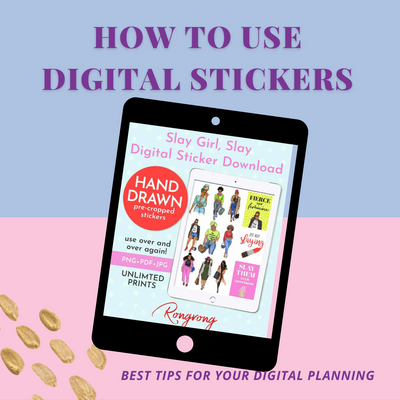 How To Use Digital Stickers