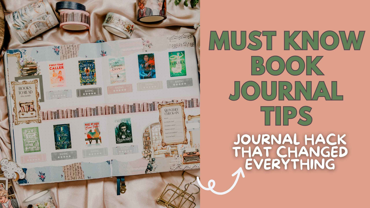 5 Genius Reading Journal Hacks You’ll Wish You Knew Sooner.🔥