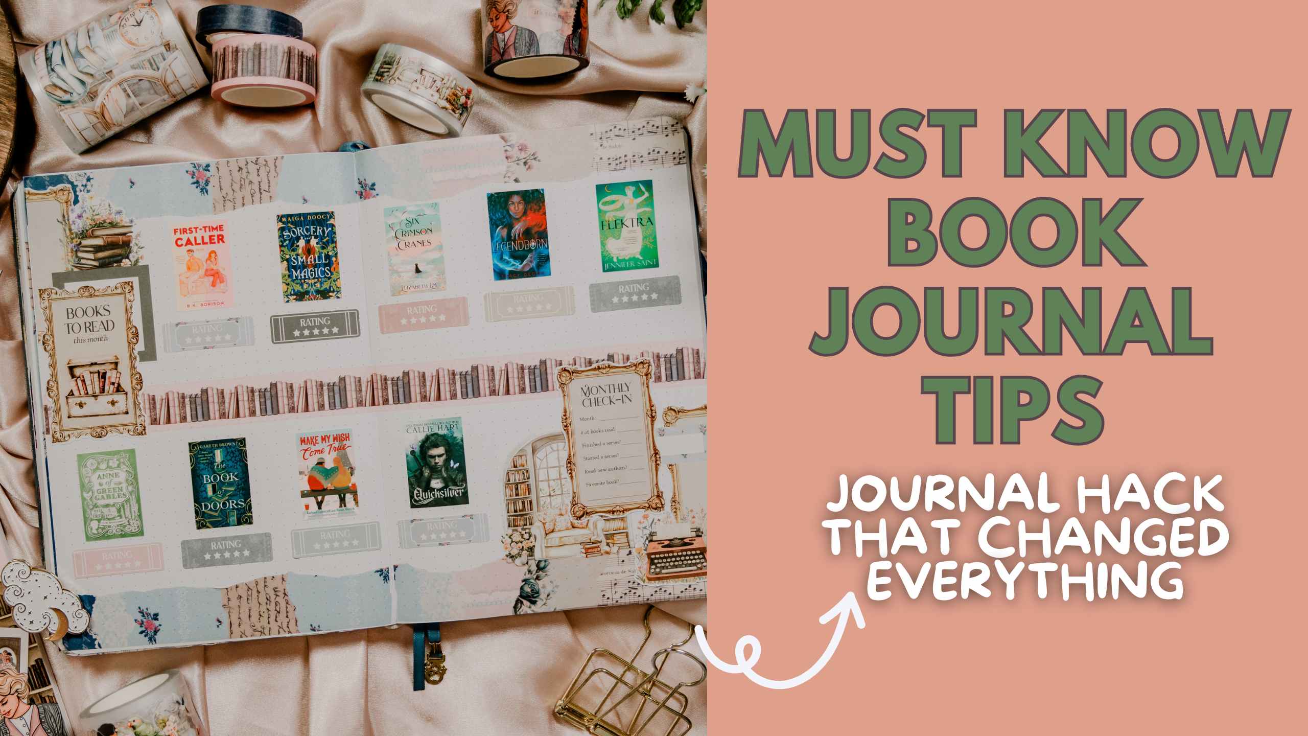 5 Genius Reading Journal Hacks You’ll Wish You Knew Sooner.🔥