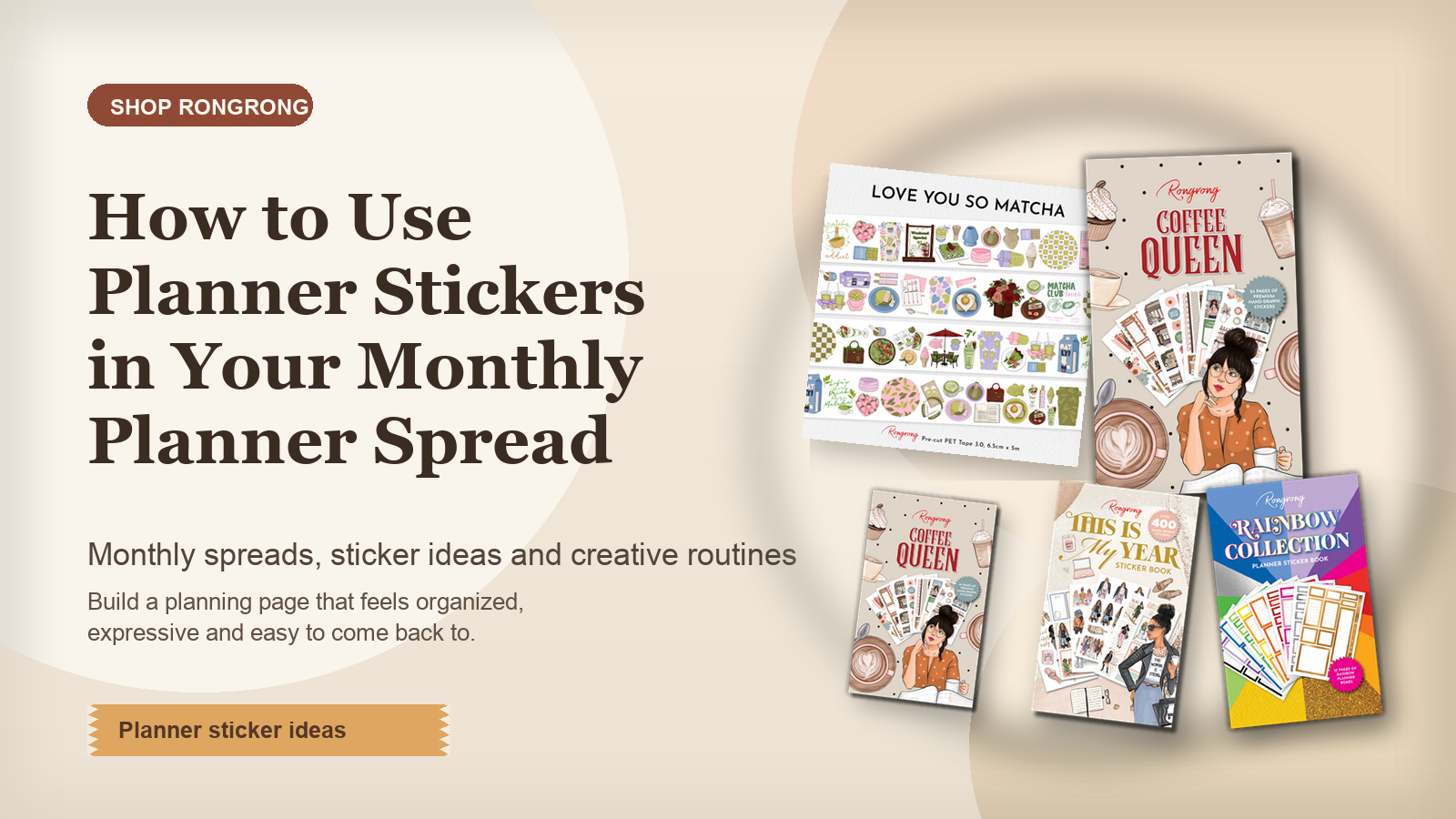 How to Use Planner Stickers in Your Monthly Planner Spread