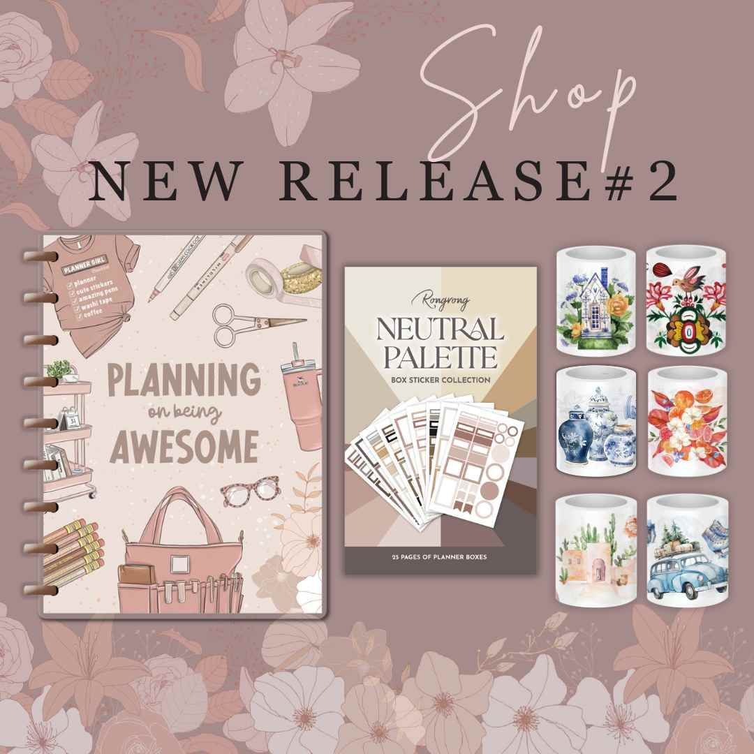 Rongrong December Release / Planner Babe Collection and More 