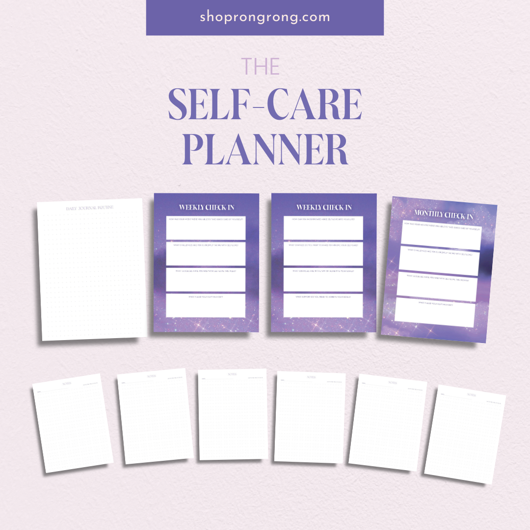 Shop Rongrong Midnight Self Care Digital Planner