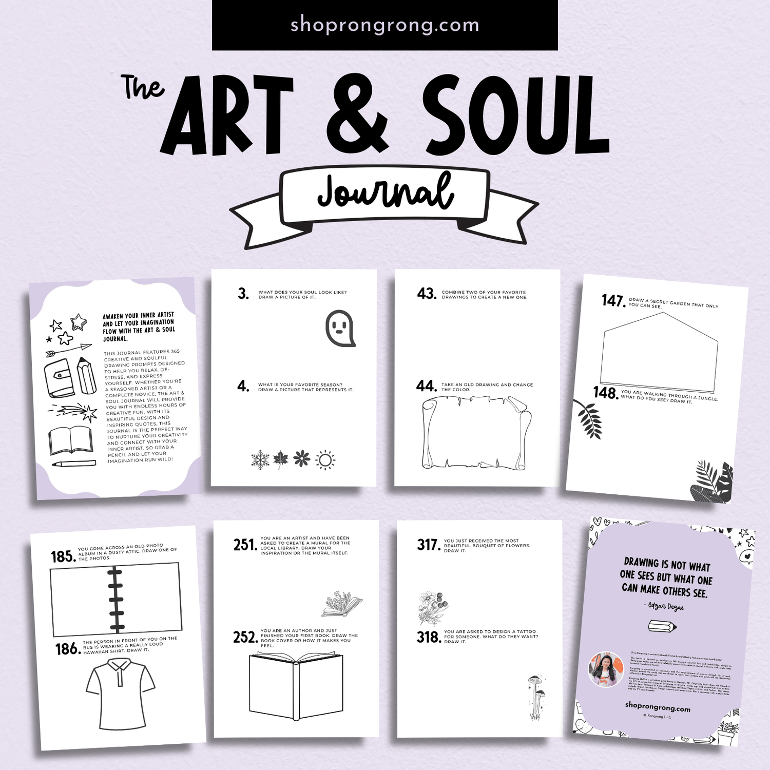 The Art &amp; Soul Journal - Shop Rongrong