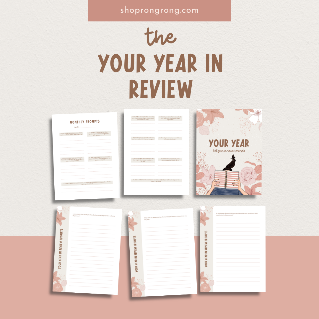 Shop Rongrong Year In View Planner for digital planner
