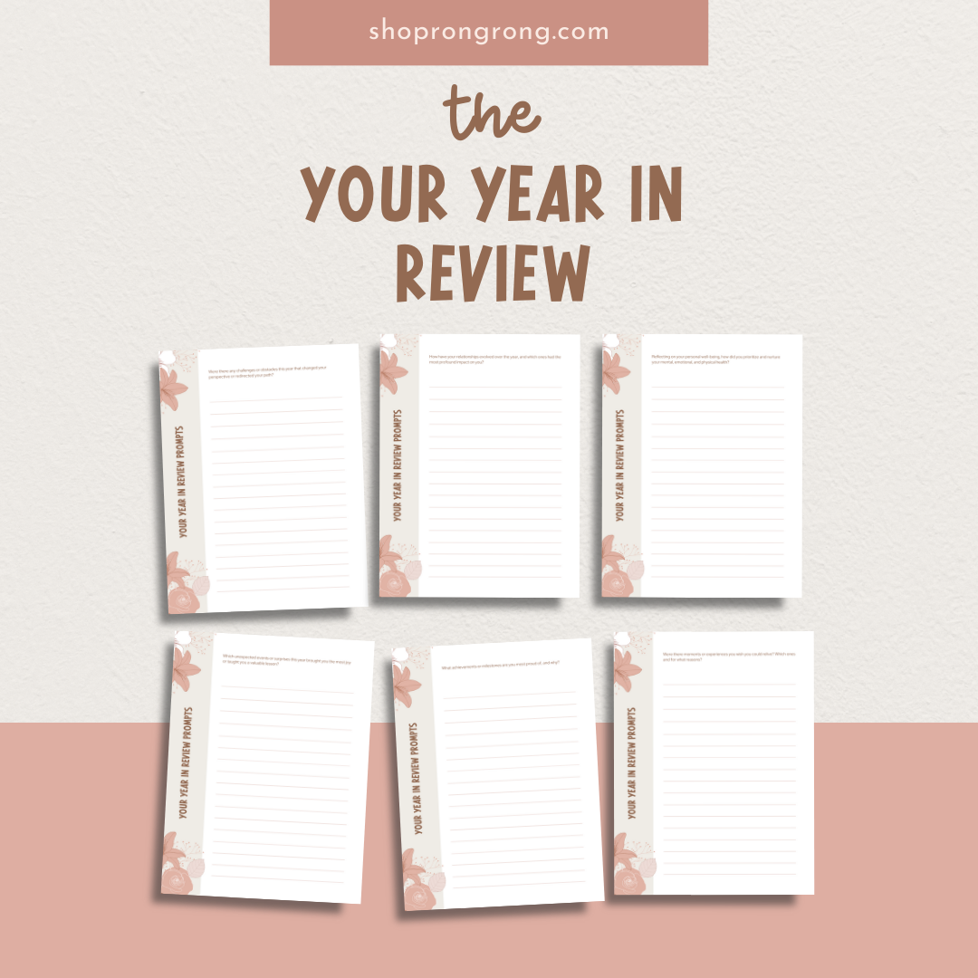 Shop Rongrong Year In View Planner for goodnotes 5