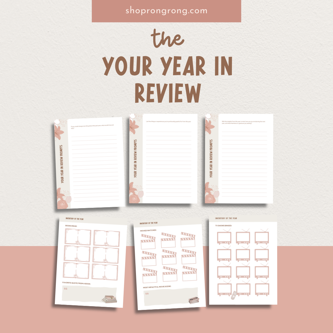 Shop Rongrong Year In View Planner for digital planner 