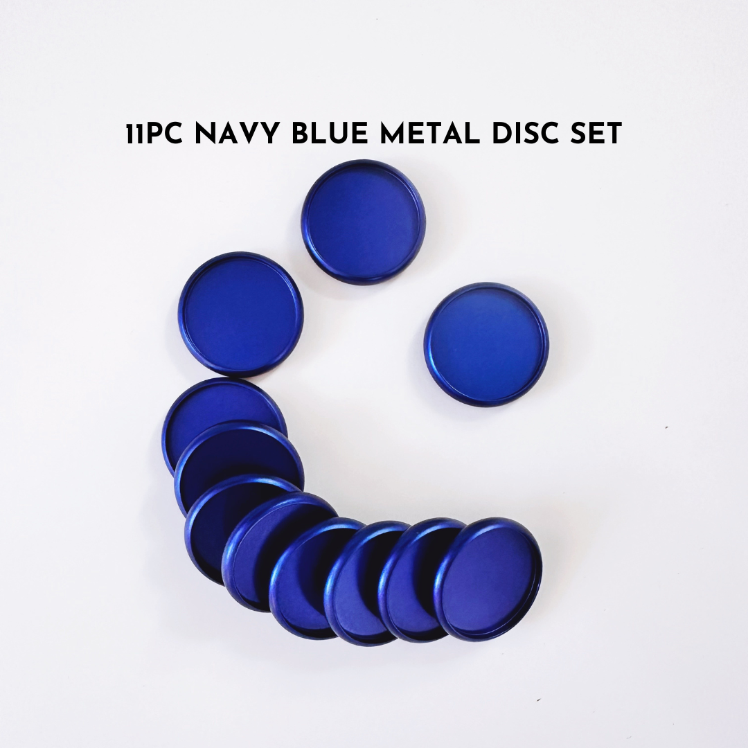 Navy Blue Planner Disc Set [11 PC]