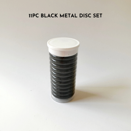 Black Metal Planner Disc Set [11 PC]