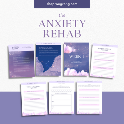 Shop Rongrong The Anxiety Rehab Journal  for digital journal