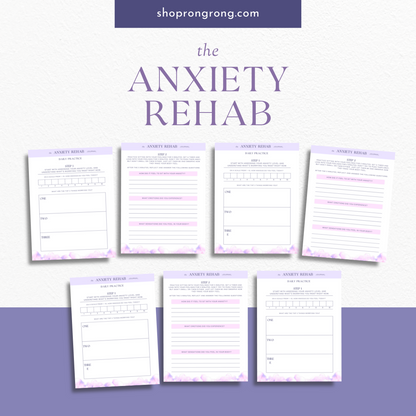 Shop Rongrong The Anxiety Rehab Digital Journal 